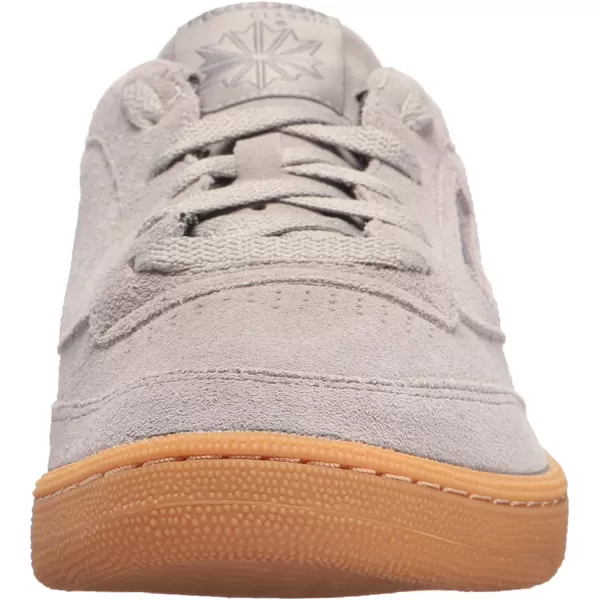 imageReebok Mens Club C Sneaker in Powder Grey and Ash Grey with Gum Sole