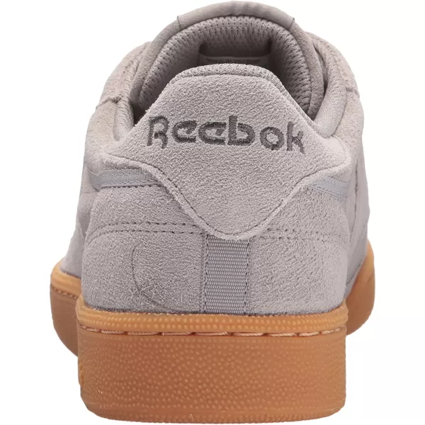 imageReebok Mens Club C Sneaker in Powder Grey and Ash Grey with Gum Sole