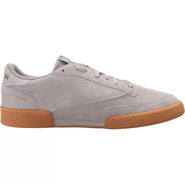 imageReebok Mens Club C Sneaker in Powder Grey and Ash Grey with Gum Sole