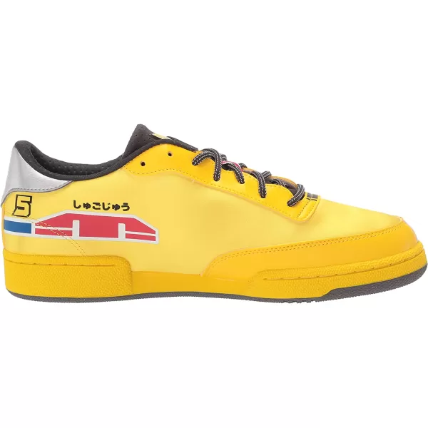 imageReebok Mens Club C Sneaker in Power Rangers Yellow and Red