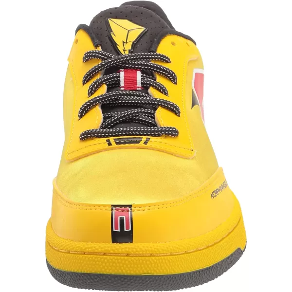 imageReebok Mens Club C Sneaker in Power Rangers Yellow and Red