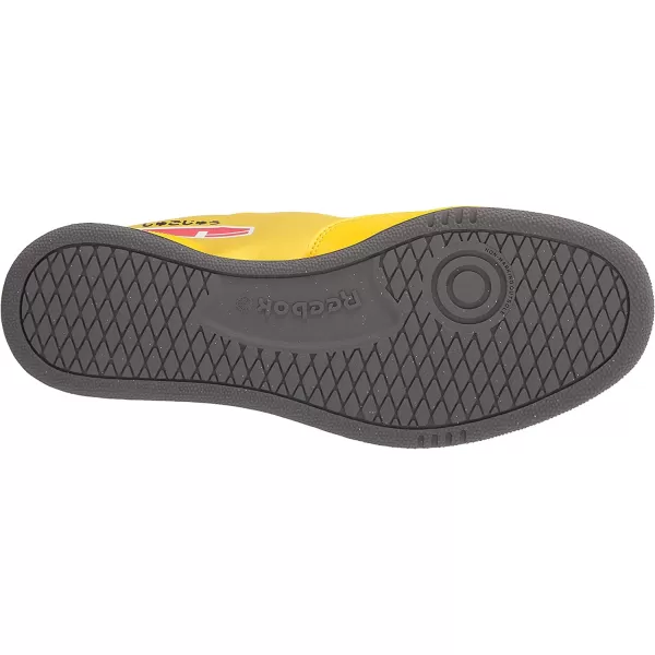 imageReebok Mens Club C Sneaker in Power Rangers Yellow and Red