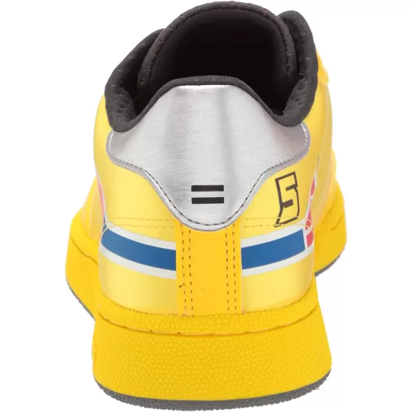 imageReebok Mens Club C Sneaker in Power Rangers Yellow and Red