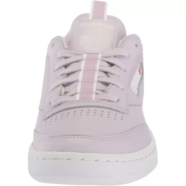 imageReebok Mens Club C Sneaker in Quartz White and Purple Fog