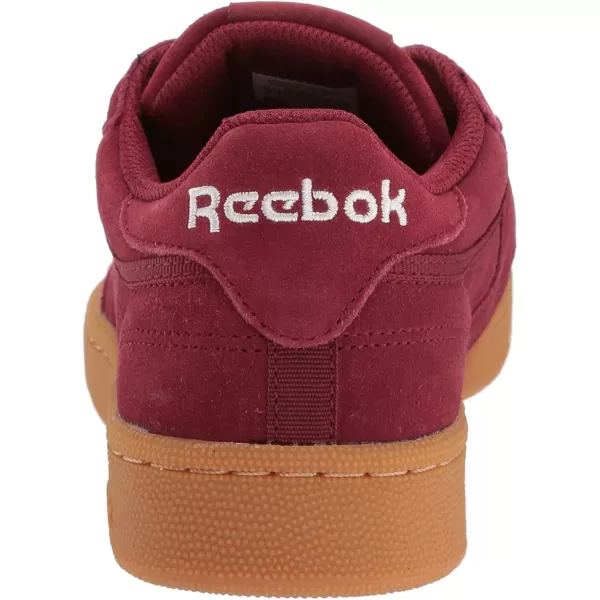 imageReebok Mens Club C Sneaker in Urban Maroon and Chalkgum