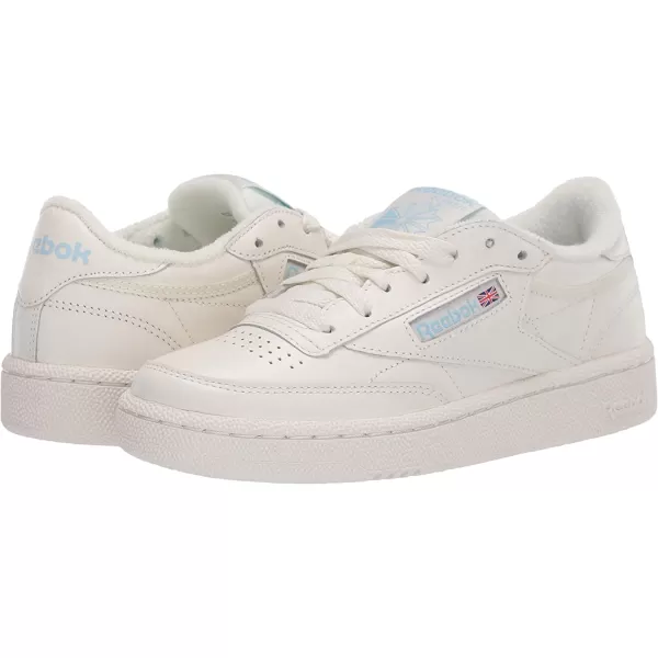 imageReebok Mens Club C Sneaker in VintageClassic White and Denim Glow