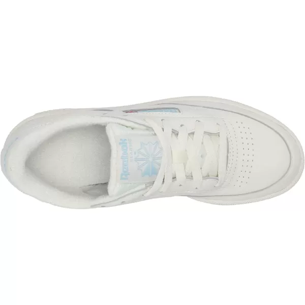 imageReebok Mens Club C Sneaker in VintageClassic White and Denim Glow