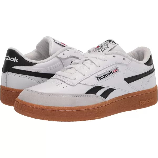 imageReebok Mens Club C Sneaker in White Black and Vector Red