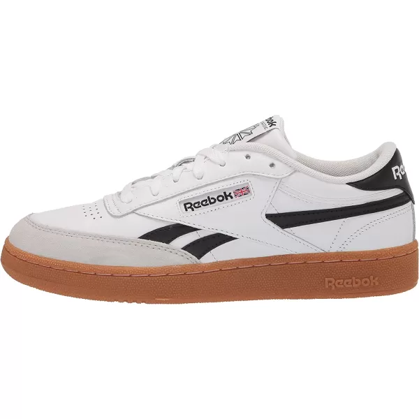 imageReebok Mens Club C Sneaker in White Black and Vector Red