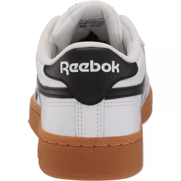 imageReebok Mens Club C Sneaker in White Black and Vector Red