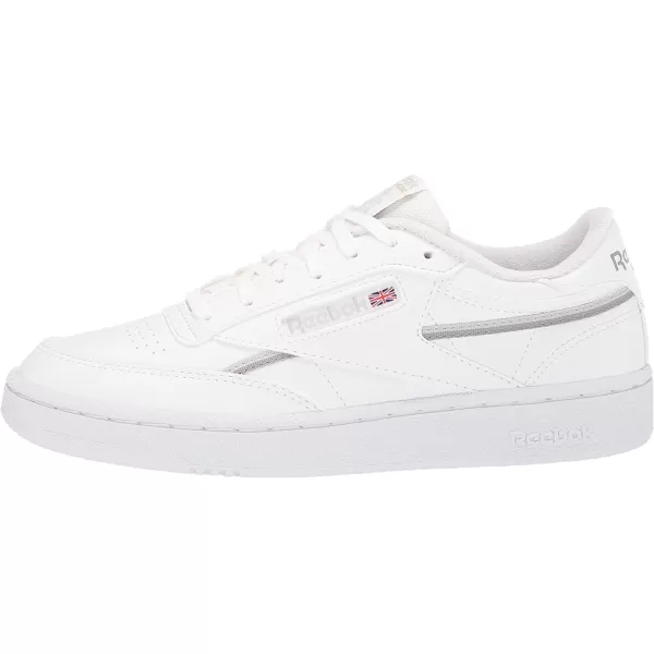 imageReebok Mens Club C Sneaker in White and Pure Grey