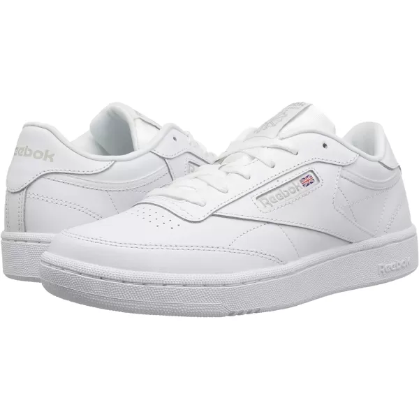 imageReebok Mens Club C Sneaker in White and Sheer Grey1