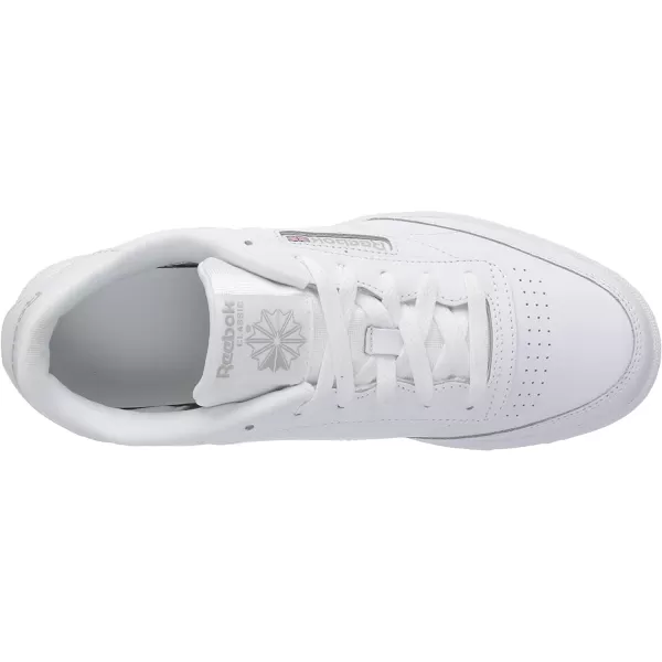 imageReebok Mens Club C Sneaker in White and Sheer Grey1