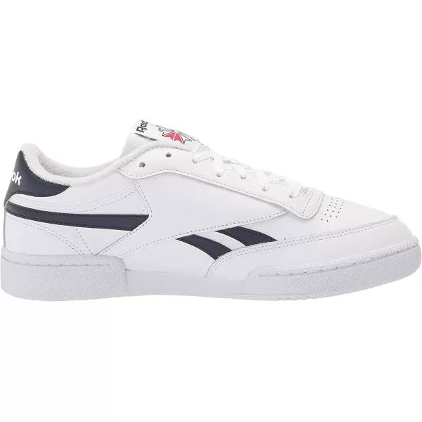 imageReebok Mens Club C Sneaker in White and Vector Navy