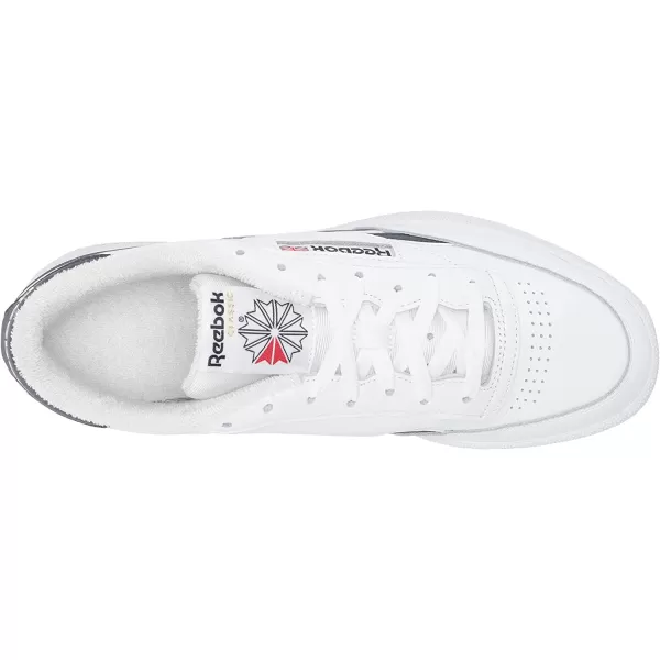 imageReebok Mens Club C Sneaker in White and Vector Navy