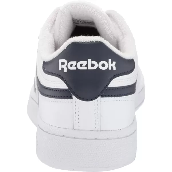 imageReebok Mens Club C Sneaker in White and Vector Navy