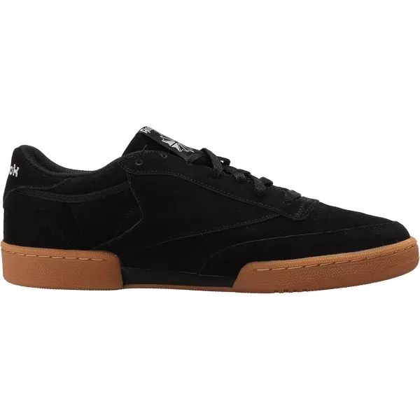 imageReebok Mens Club C SneakerBlackSkull Greygum