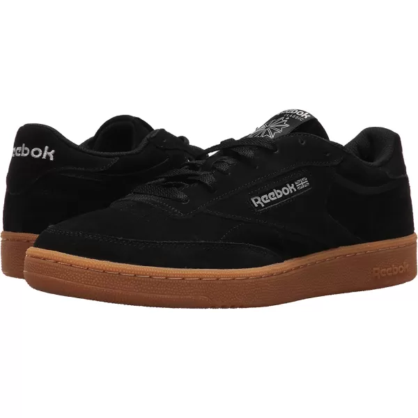 imageReebok Mens Club C SneakerBlackSkull Greygum