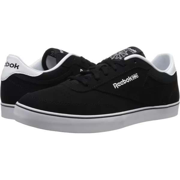 imageReebok Mens Club C SneakerBlackWhite