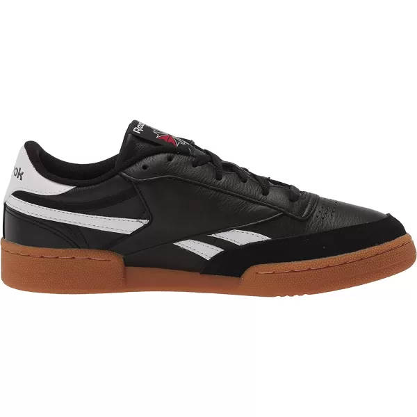 imageReebok Mens Club C SneakerBlackWhiteGum