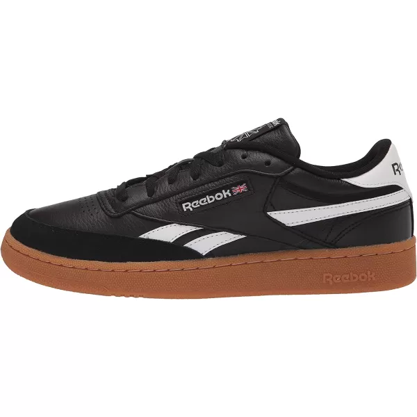 imageReebok Mens Club C SneakerBlackWhiteGum