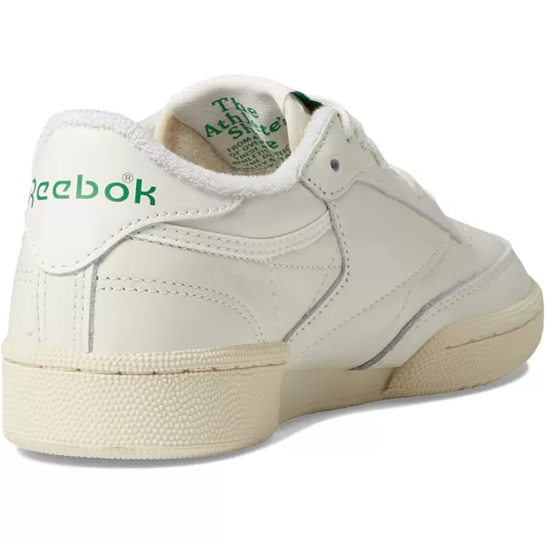 imageReebok Mens Club C SneakerChalkAlabasterGlen Green