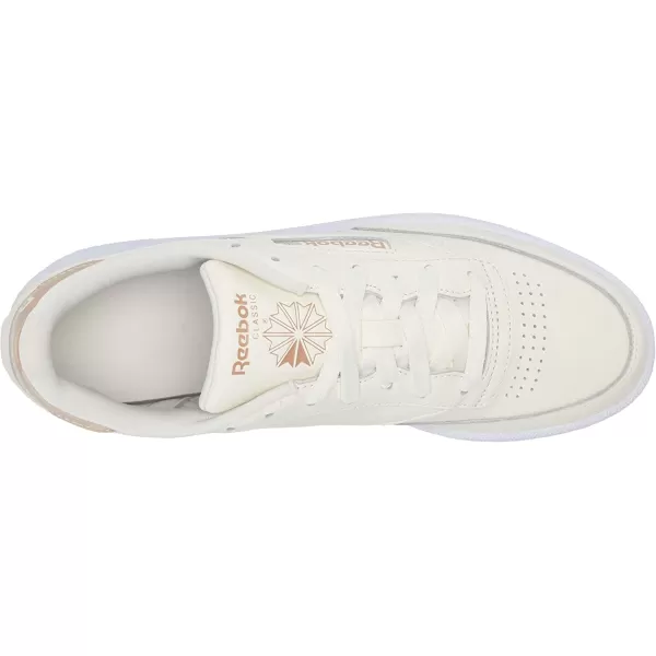 imageReebok Mens Club C SneakerChalkGolbroFtwwht