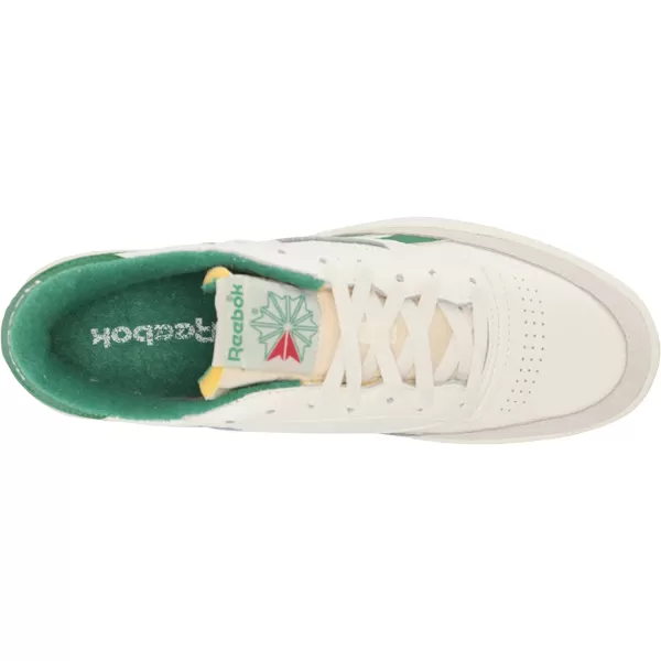 imageReebok Mens Club C SneakerChalkWhiteGlen Green