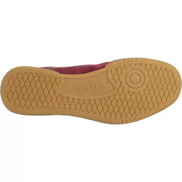 imageReebok Mens Club C SneakerCollegiate BurgundyDark Redgum