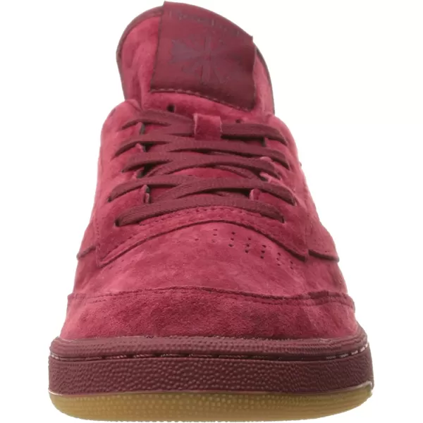 imageReebok Mens Club C SneakerCollegiate BurgundyDark Redgum