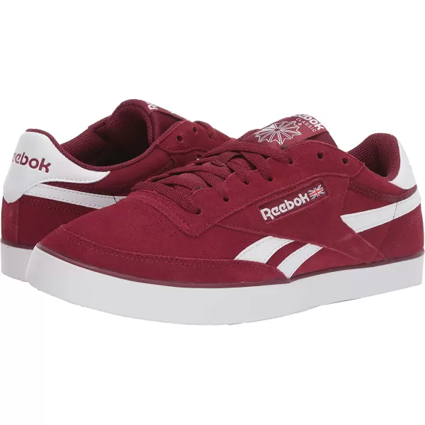 imageReebok Mens Club C SneakerCollegiate BurgundyWhite