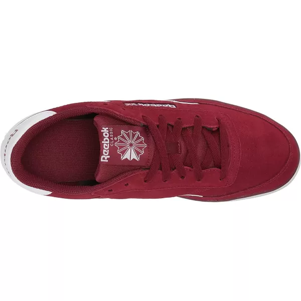 imageReebok Mens Club C SneakerCollegiate BurgundyWhite