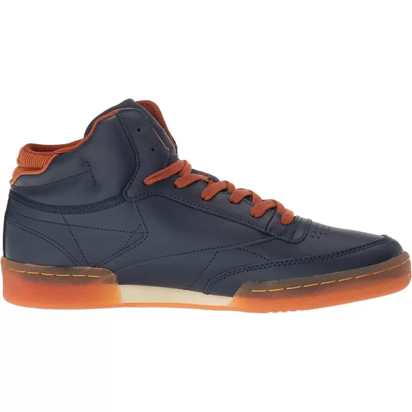 imageReebok Mens Club C SneakerCollegiate NavyGingerPprwhtRbk Brassgum