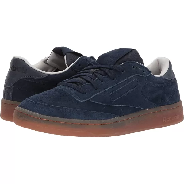 imageReebok Mens Club C SneakerCollegiate NavySand StoneChalkgum