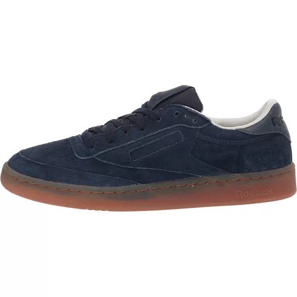 imageReebok Mens Club C SneakerCollegiate NavySand StoneChalkgum