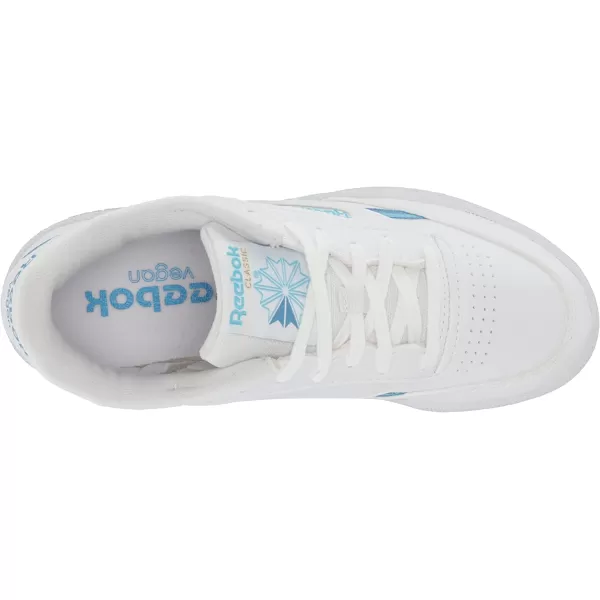 imageReebok Mens Club C SneakerFtwr WhiteDigital BlueEssential Blue