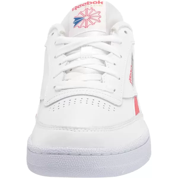imageReebok Mens Club C SneakerFtwr WhiteVector RedFtwr White
