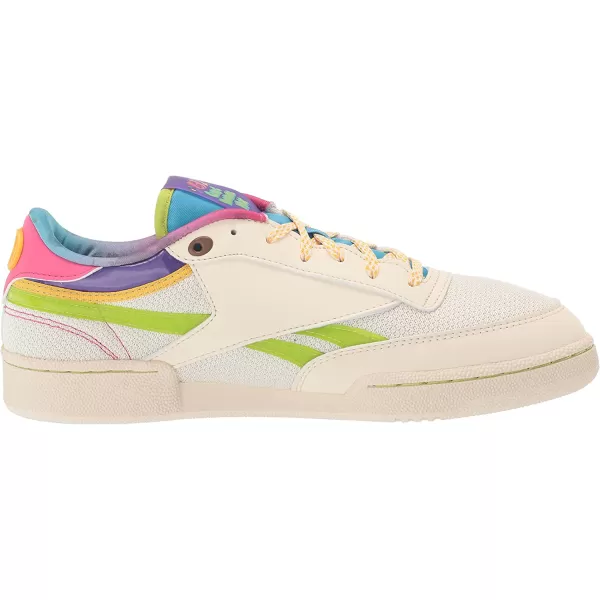 imageReebok Mens Club C SneakerJelly BellyCream WhiteSonic GreenRadiant Aqua