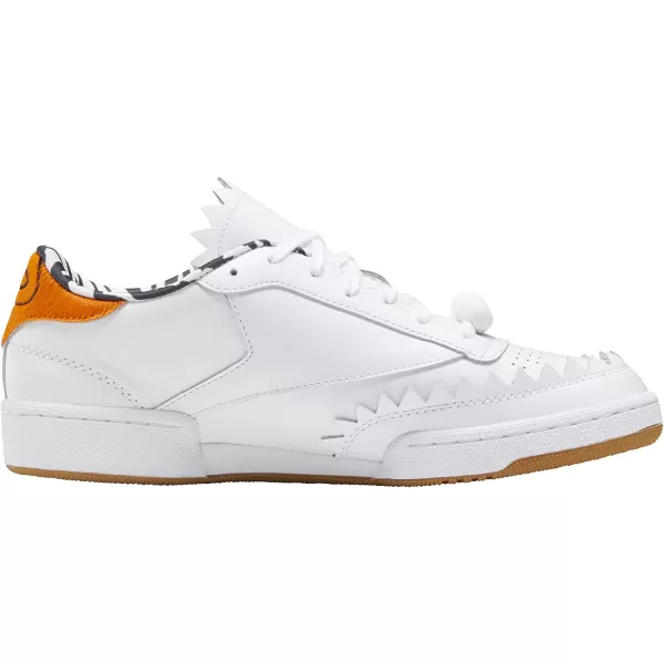 imageReebok Mens Club C SneakerJetsons Meet the FlintstonesWhiteThermal Orange