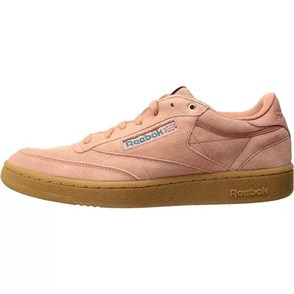 imageReebok Mens Club C SneakerMcdirty ApricotTealGum