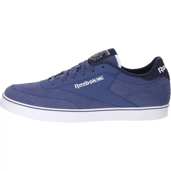 imageReebok Mens Club C SneakerMidnight BlueWhiteColle