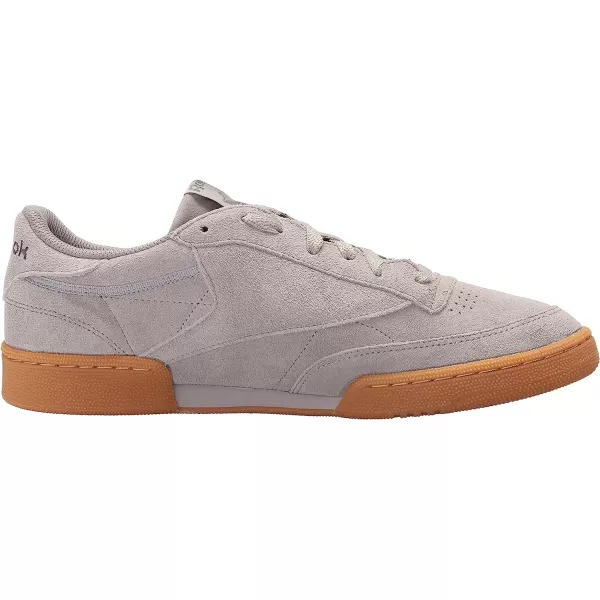 imageReebok Mens Club C SneakerPowder GreyAsh Greygum