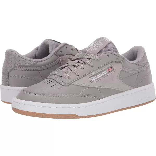 imageReebok Mens Club C SneakerPowder GreyWhiteWashed Bluegum