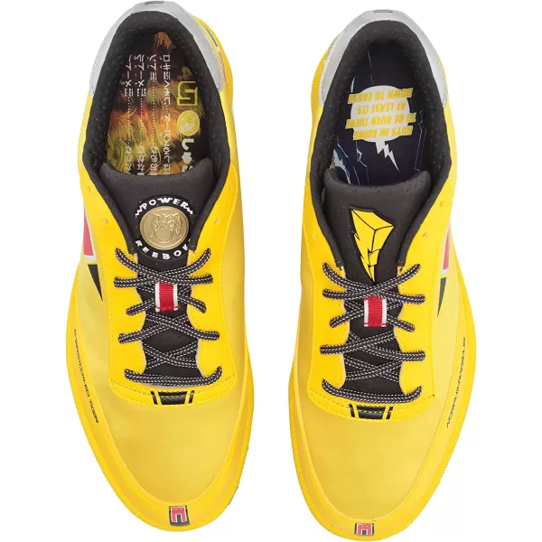 imageReebok Mens Club C SneakerPower Rangers YellowRed