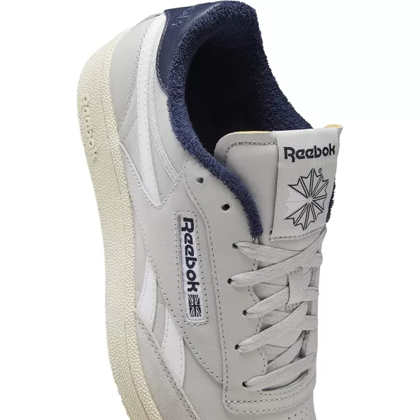 imageReebok Mens Club C SneakerPure GreyVector NavyAlabaster