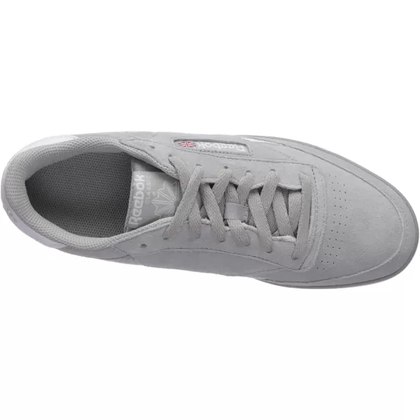 imageReebok Mens Club C SneakerTrue GreyWhite