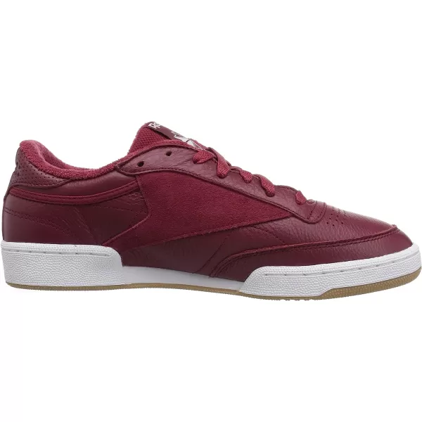 imageReebok Mens Club C SneakerUrban MaroonWhiteWashed Bluegum