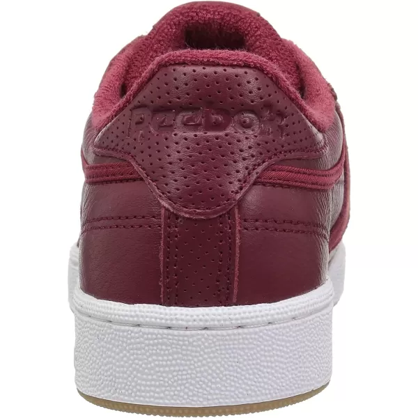 imageReebok Mens Club C SneakerUrban MaroonWhiteWashed Bluegum