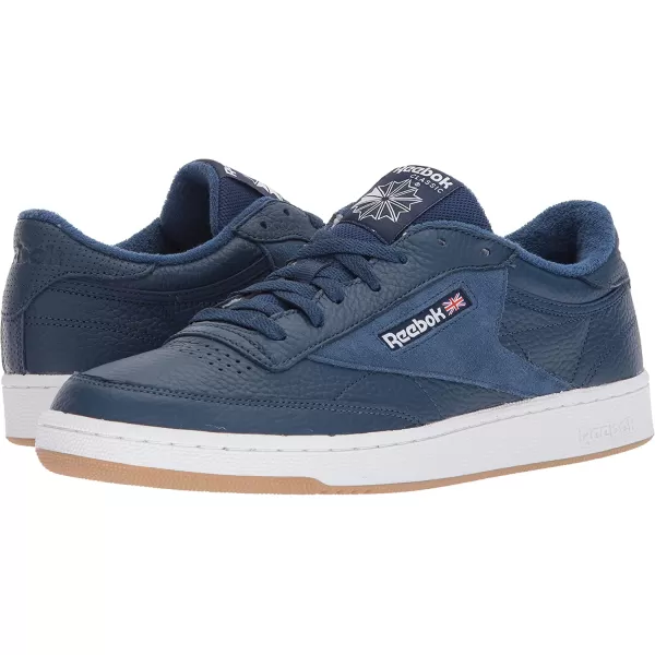 imageReebok Mens Club C SneakerWashed BlueWhitegum