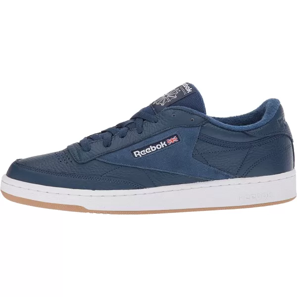 imageReebok Mens Club C SneakerWashed BlueWhitegum